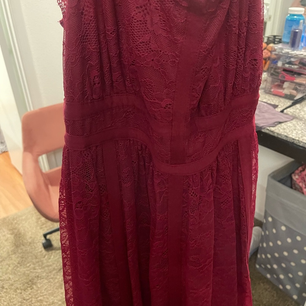 Torrid cranberry dress